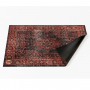 DRUMnBASE Persian Stage Mat Black & Red. 130 X 90 cm